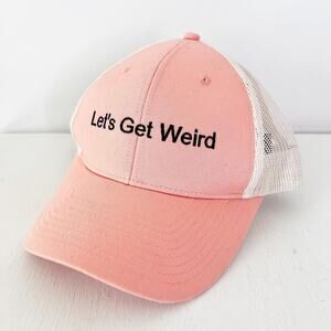 Let's Get Weird Ballcap Hat Embroidered Baseball Hat‎ Cap